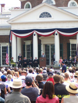 SpeakerSamWaterson Naturalization Ceremony Monticell, July 4 2007